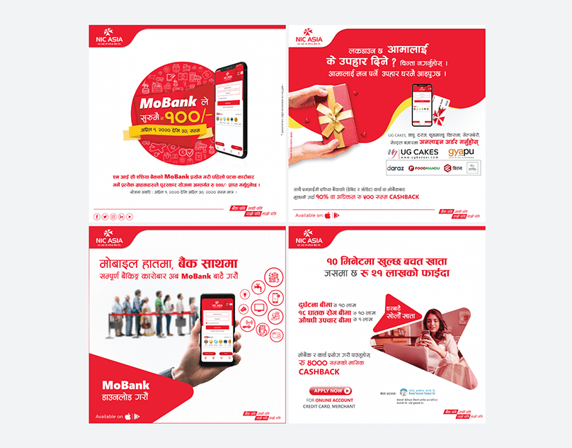 NIC ASIA Bank Social Media