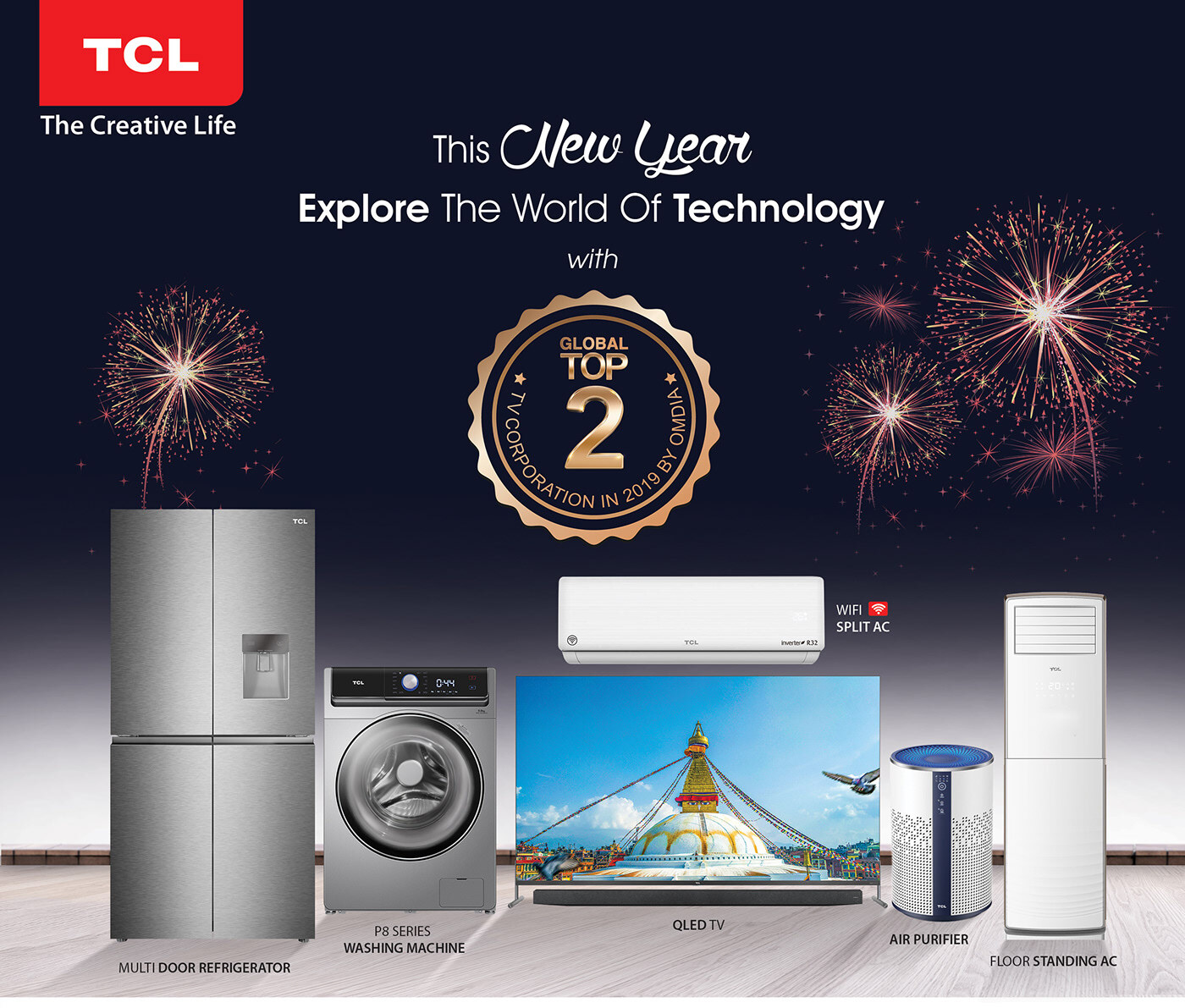 TCL ( Print AD New Year Offer Campaign)